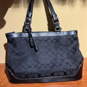 Black coach purse
